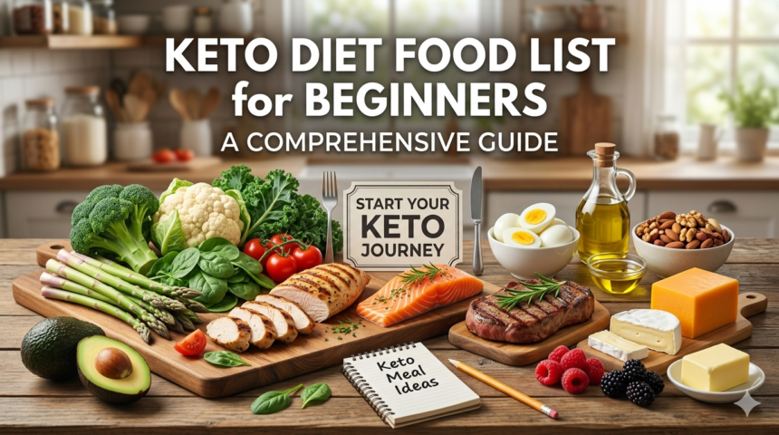 Keto Diet Food List for Beginners: A Comprehensive Guide