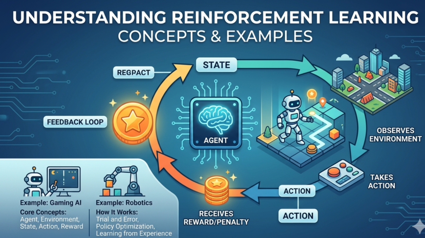 Understanding Reinforcement Learning: Concepts and Examples