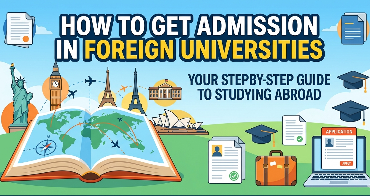 How to Get Admission in Foreign Universities
