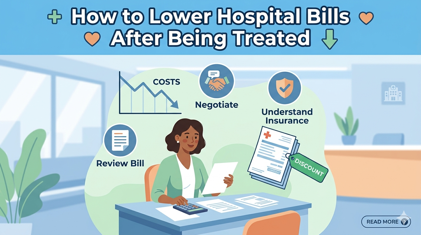 How to Lower Hospital Bills After Being Treated